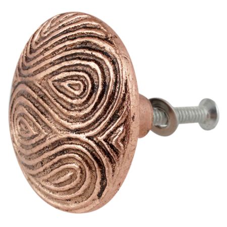 Press Plate Compact Antique Copper Aluminium Cabinet Knob